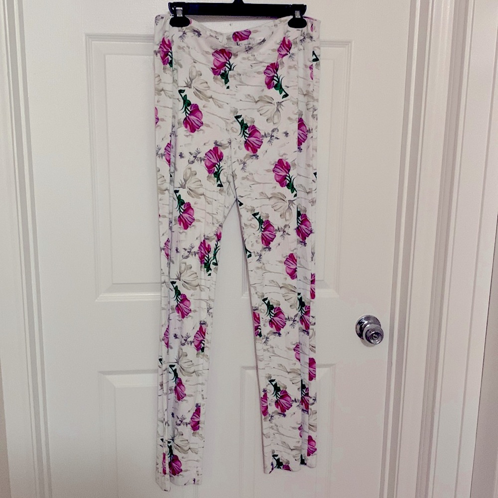 NWT• Super Cute Spring/Summer Floral Pants, SZ 12